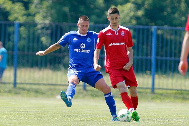 Football. Sparing. Ruch Chorzow - Rakow Czestochowa. 29.06.2016