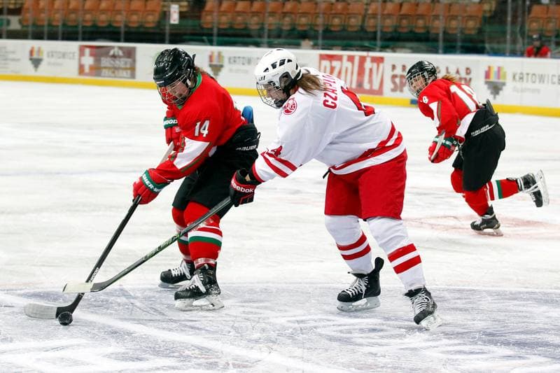 Ice Hockey. Women's Friendly Match. Poland - Hungary. 05.02.2016