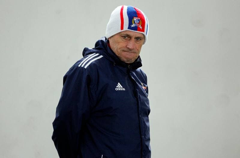 Football. Gornik Zabrze. Training. 04.03.2016