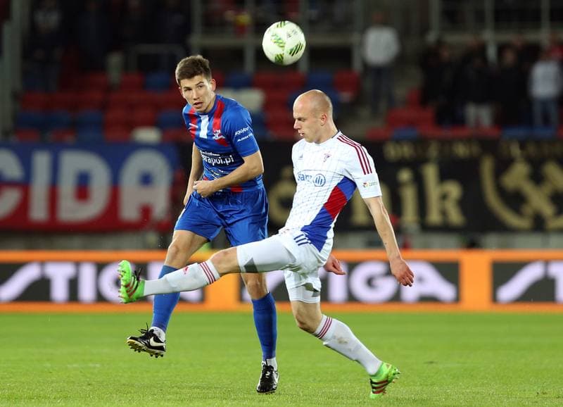 Football. Ekstraklasa. Gornik Zabrze - Podbeskidzie Bielsko-Biala. 20.04.2016
