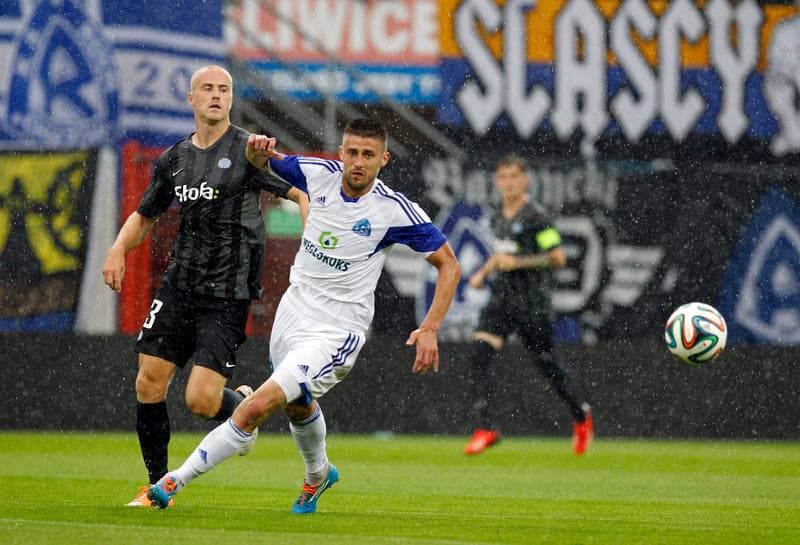 Football. UEFA Europa League. Ruch Chorzow - Esbjerg FB. 31.07.2014