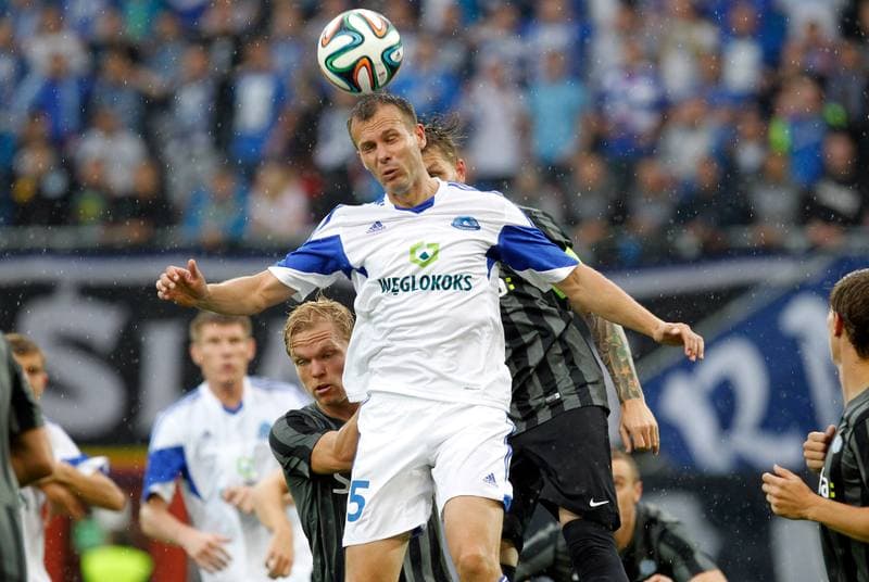 Football. UEFA Europa League. Ruch Chorzow - Esbjerg FB. 31.07.2014