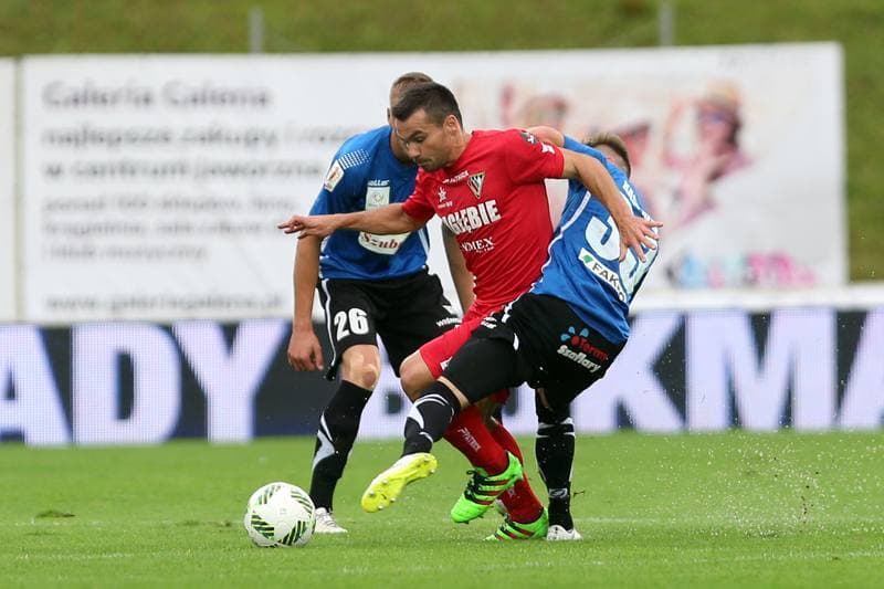 Football. I Liga. Zaglebie Sosnowiec - Sandecja Nowy Sacz. 21.08.2016