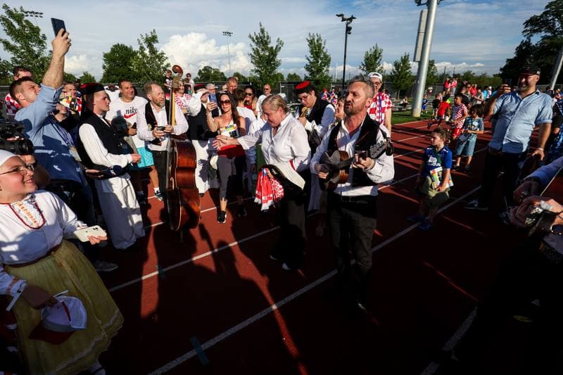 Football. World Cup 2026. Croatia. Training and Press Conference. 10.06.2026