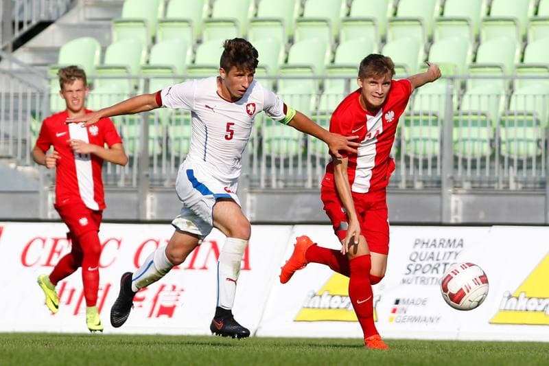 Football. Czech Republic U-16 - Poland U-16. 13.09.2016