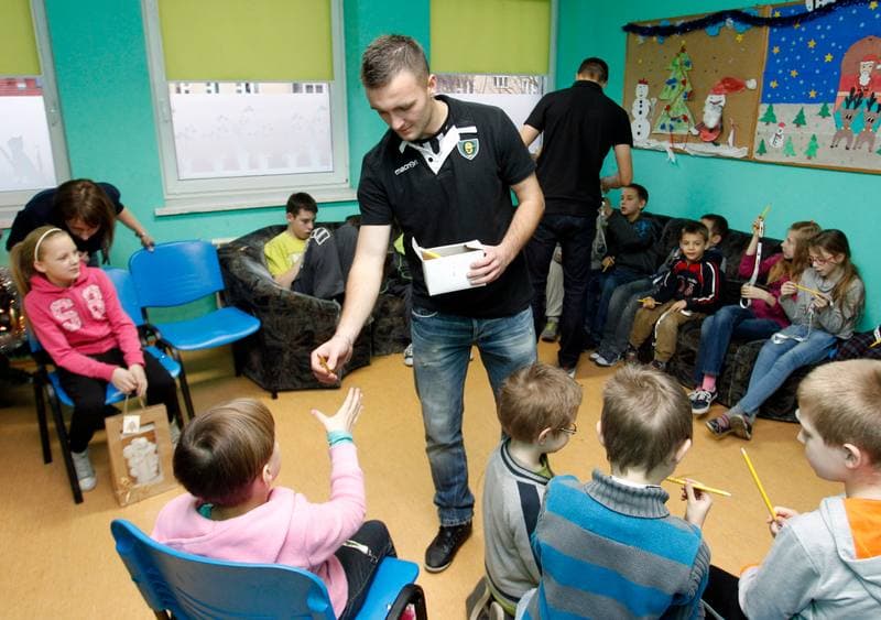 Football. GKS Katowice. Press Conference. 09.12.2014