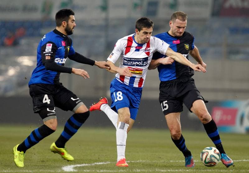 Football. T-Mobile Ekstraklasa. Podbeskidzie Bielsko Biala - Zawisza Bydgoszcz. 14.12.2014