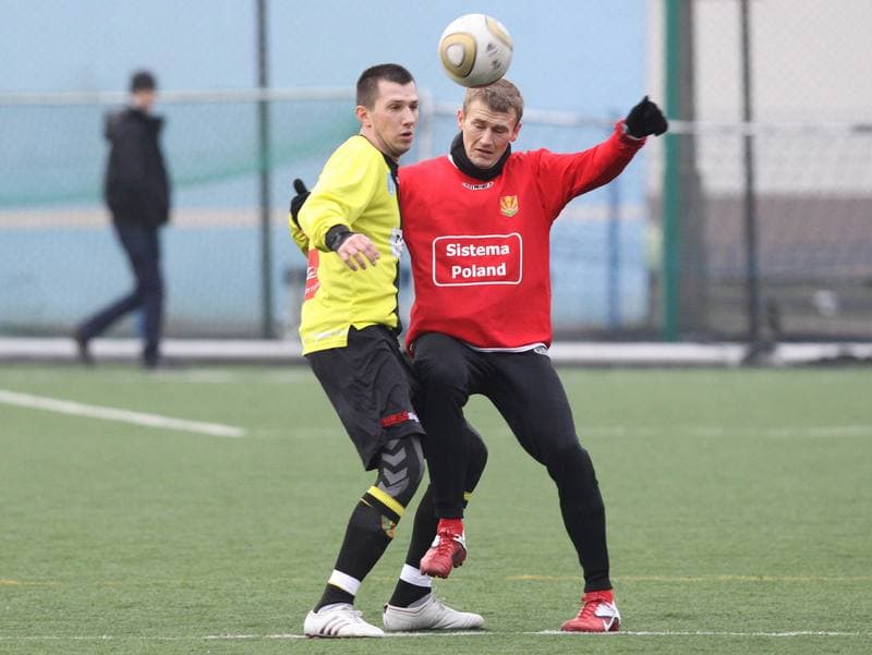 Football. Sparing. Ruch Radzionkow - BKS Stal Bielsko-Biala. 05.02.2011