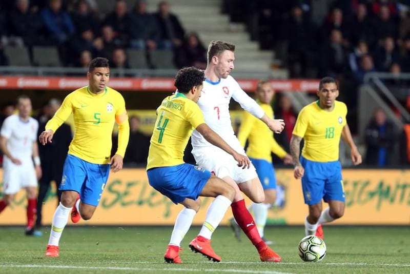 Football. International Friendly. Czech Republic - Brazil. 26.03.2019