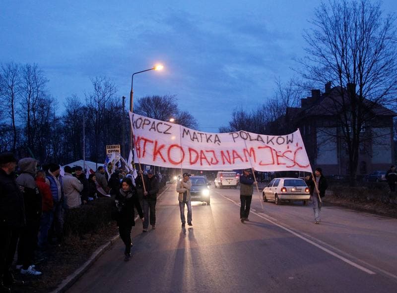 Coal Mining Protest. Bytom. 14.01.2015