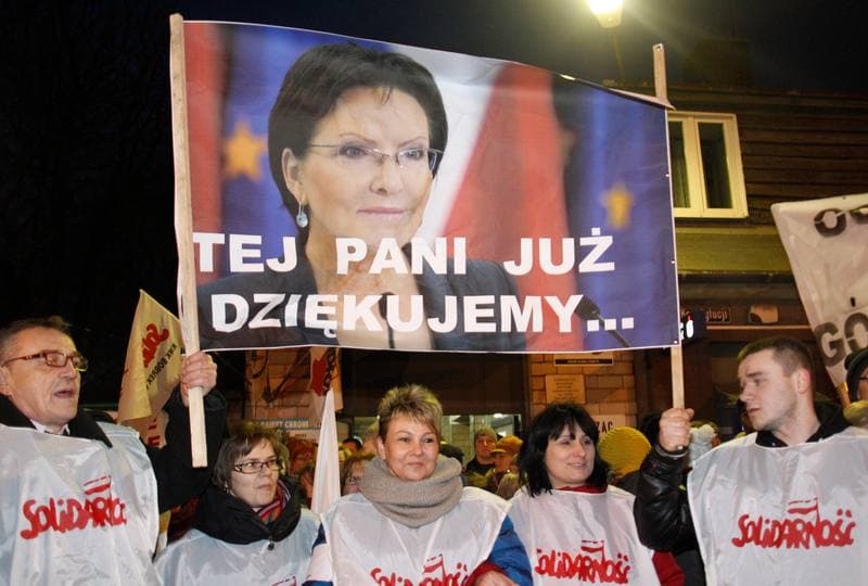 Coal Mining Protest. Bytom. 14.01.2015