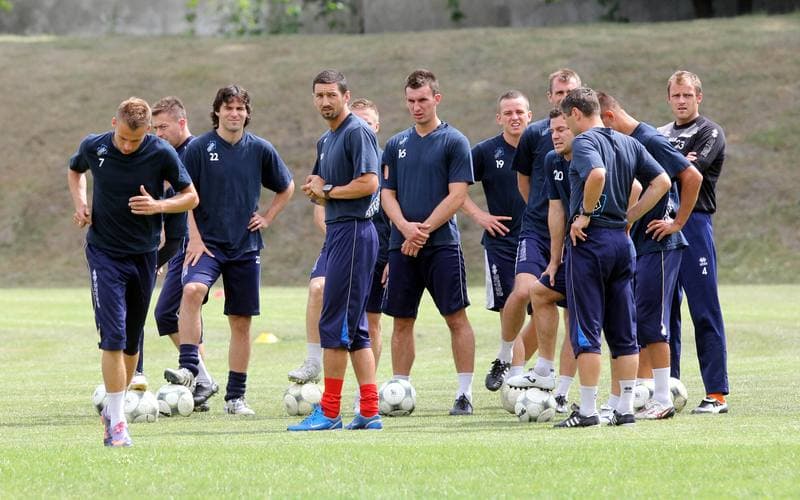 Football. Piast Gliwice. Training. 22.06.2011