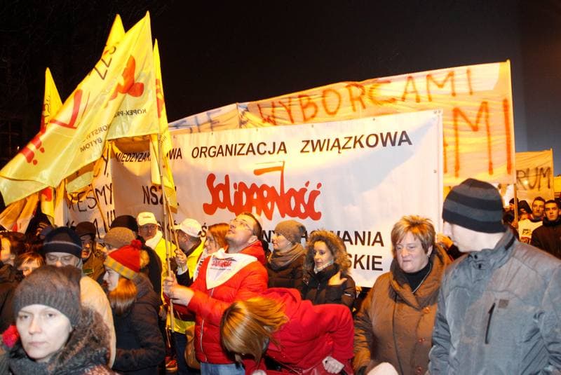 Coal Mining Protest. Bytom. 14.01.2015
