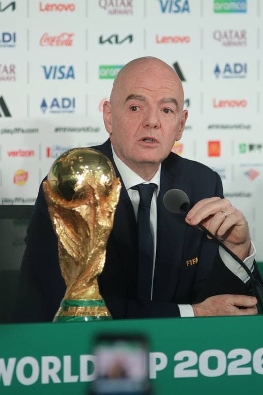 Football. World Cup 2026. Gianni Infantino Press Conference. 10.06.2026