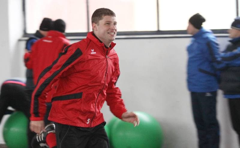 Football. Gornik Zabrze. Training. 11.01.2011