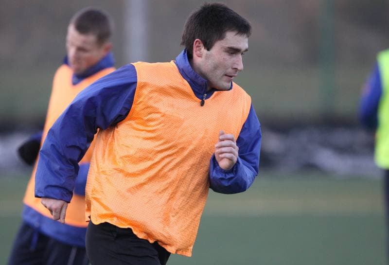 Football. Ruch Chorzow. Training. 10.01.2011