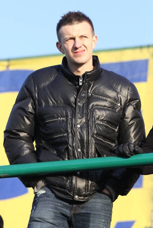 Football. Sparing. GKS Katowice - Hutnik Krakow. 09.02.2011