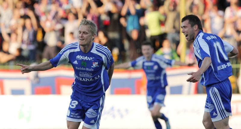 Football. I liga. Podbeskidzie Bielsko-Biala - Sandecja Nowy Sacz. 25.05.2011