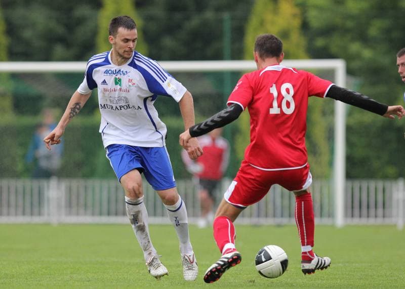 Football. Sparing. Podbeskidzie Bielsko-Biala - Polonia Bytom. 06.07.2011
