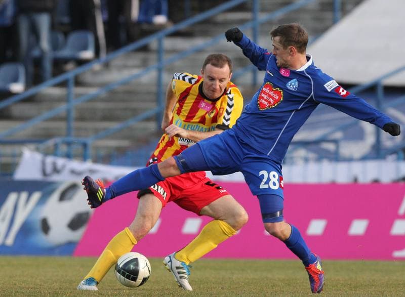 Football. T-Mobile Ekstraklasa. Ruch Chorzow - Korona Kielce. 10.12.2011