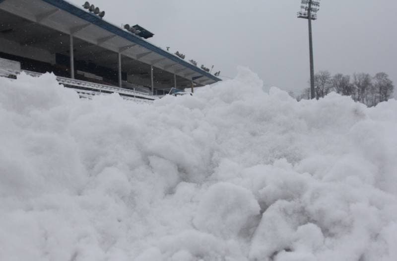 Football. Gornik Zabrze. Training. 15.02.2012