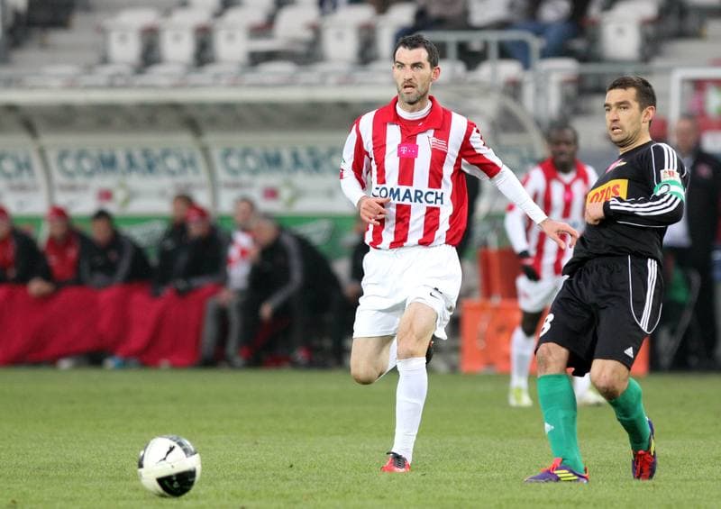 Football. T-Mobile Ekstraklasa. Cracovia Krakow - Lechia Gdansk. 18.02.2012