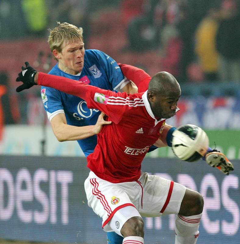 Football. T-Mobile Ekstraklasa. Wisla Krakow - Lech Poznan. 09.03.2012