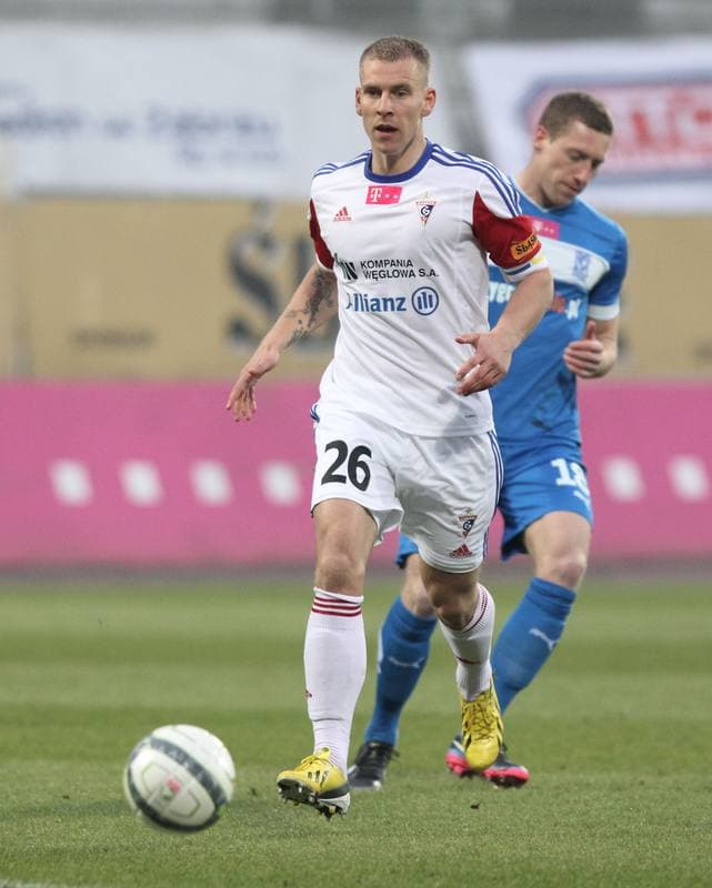 Football. T-Mobile Ekstraklasa. Gornik Zabrze - Lech Poznan. 10.03.2013