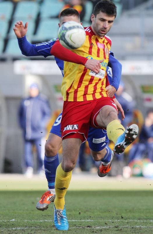 Football. T-mobile Ekstraklasa. Korona Kielce - Ruch Chorzow. 16.03.2013