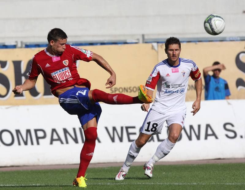 Football. T-Mobile Ekstraklasa. Gornik Zabrze - Piast Gliwice. 04.08.2013