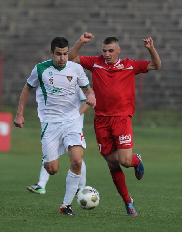 Football. II Liga Grupa Zachodnia. Polonia Bytom - Zaglebie Sosnowiec. 12.10.2013
