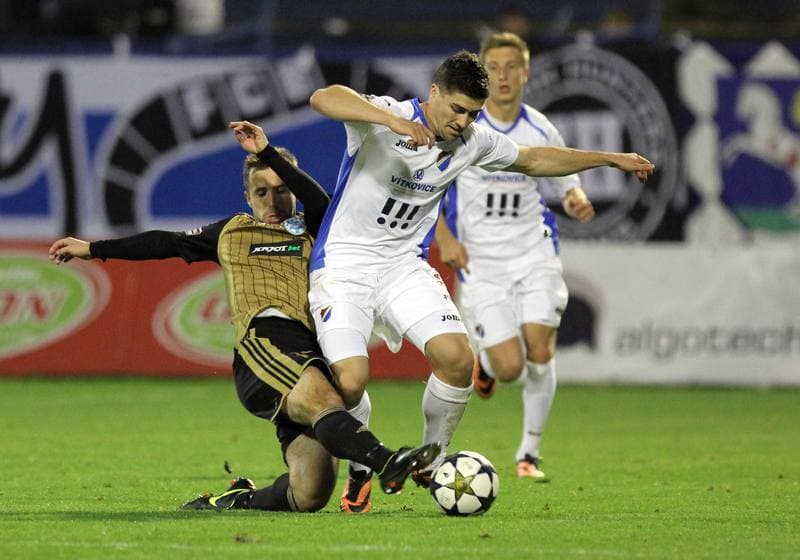 Football. Gambrinus Liga. Banik Ostrava - 1 SC Znojmo. 19.10.2013