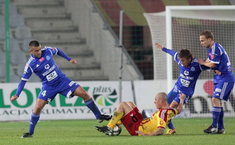 Football. T-Mobile Ekstraklasa. Korona Kielce - Ruch Chorzow. 30.10.2013