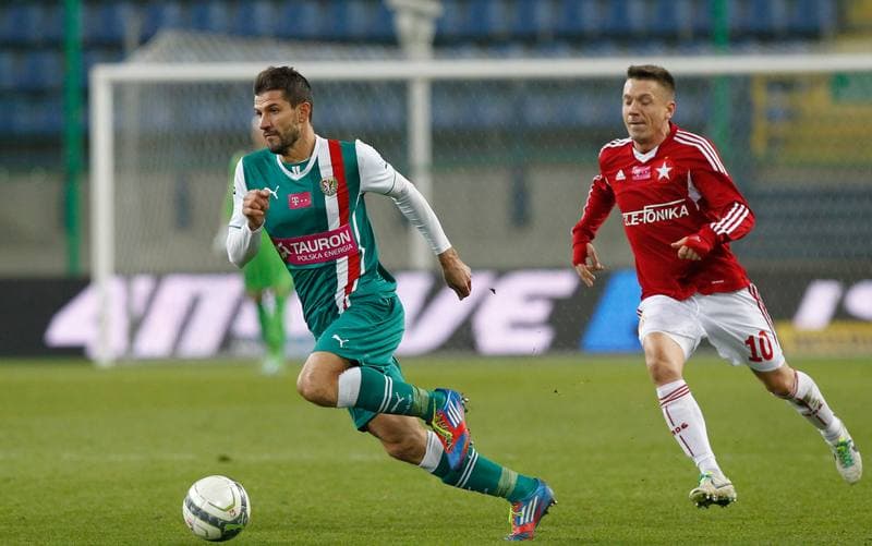 Football. T-Mobile Ekstraklasa. Wisla Krakow - Slask Wroclaw. 29.11.2013
