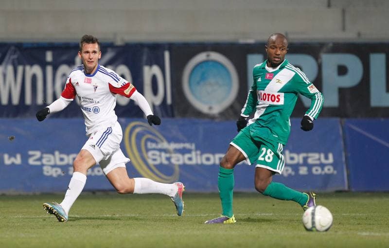 Football. T-Mobile Ekstraklasa. Gornik Zabrze - Lechia Gdansk. 14.12.2013