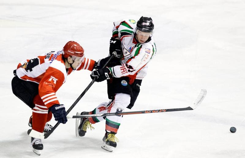Ice Hockey. Polska Hokej Liga. GKS Tychy - Comarch Cracovia Krakow. 19.01.2014