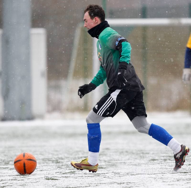 Football. Sparing. Energetyk ROW Rybnik - Janina Libiaz. 25.01.2014