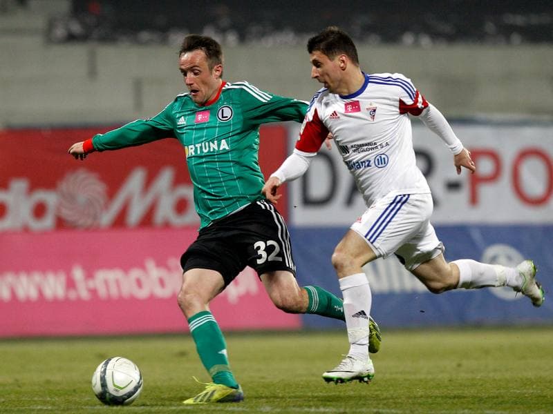 Football. T-Mobile Ekstraklasa. Gornik Zabrze - Legia Warsaw. 22.02.2014