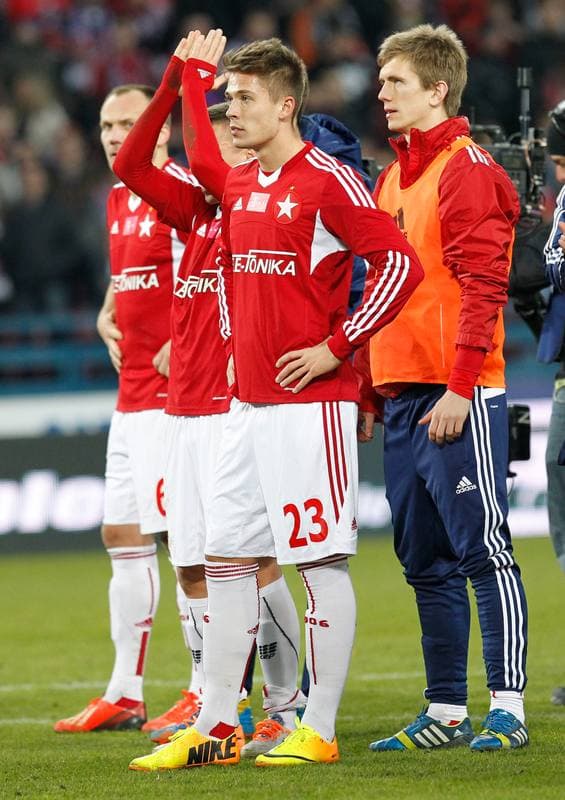 Football. T-Mobile Ekstraklasa. Wisla Krakow - Cracovia Krakow. 23.02.2014