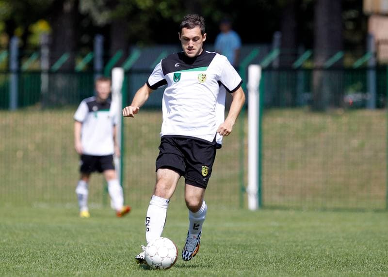Football. III Liga Opolsko - Slaska. Grunwald Ruda Slaska - GKS Jastrzebie. 09.08.2014