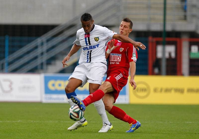 Football. T-Mobile Ekstraklasa. Piast Gliwice - Zawisza Bydgoszcz. 29.08.2014