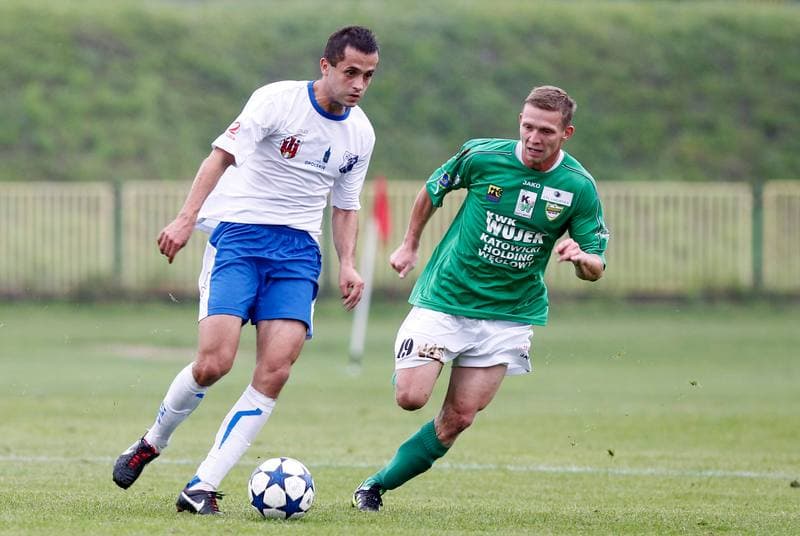 Football. II Liga. Rozwoj Katowice - MKS Kluczbork. 31.08.2014