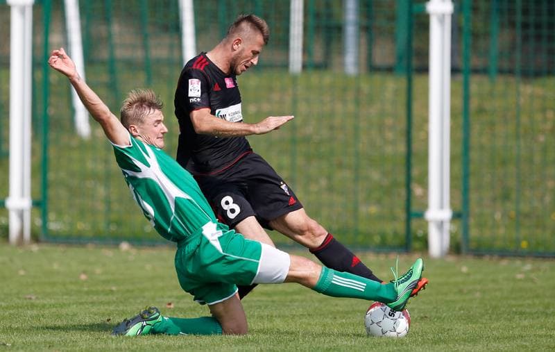 Football. III Liga. Grunwald Ruda Slaska - Gornik II Zabrze. 06.09.2014