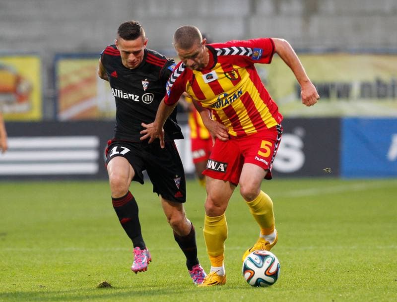 Football. T-Mobile Ekstraklasa. Gornik Zabrze - Korona Kielce. 01.03.2014