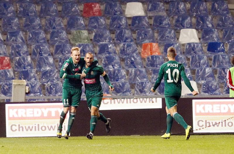 Football. T-Mobile Ekstraklasa. Podbeskidzie Bielsko Biala - Slask Wroclaw. 03.10.2014