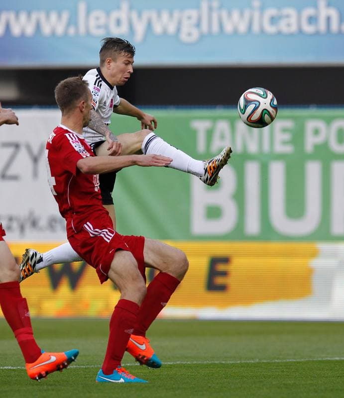 Football. T-Mobile Ekstraklasa. Piast Gliwice - Legia Warsaw. 05.10.2014