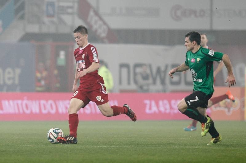 Football. T-Mobile Ekstraklasa. Piast Gliwice - Gornik Leczna. 07.11.2014