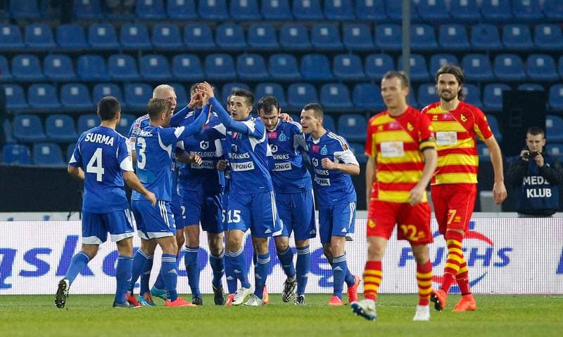Football. T-Mobile Ekstraklasa. Ruch Chorzow - Jagiellonia Bialystok. 09.11.2014
