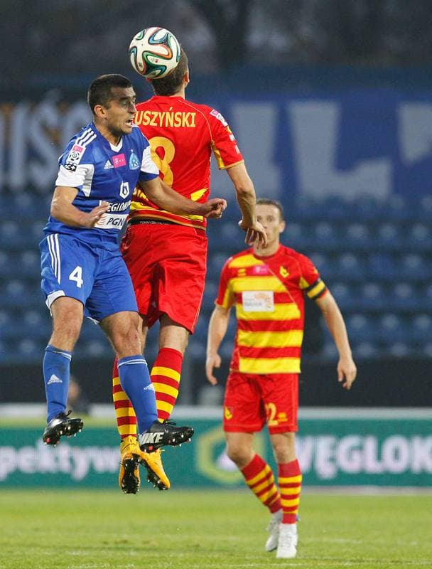 Football. T-Mobile Ekstraklasa. Ruch Chorzow - Jagiellonia Bialystok. 09.11.2014