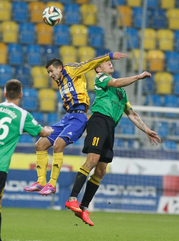 Football. I Liga. Arka Gdynia - GKS Katowice. 16.11.2014
